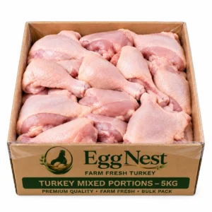 Turkey Mixed Portions – 5kg Bulk Pack